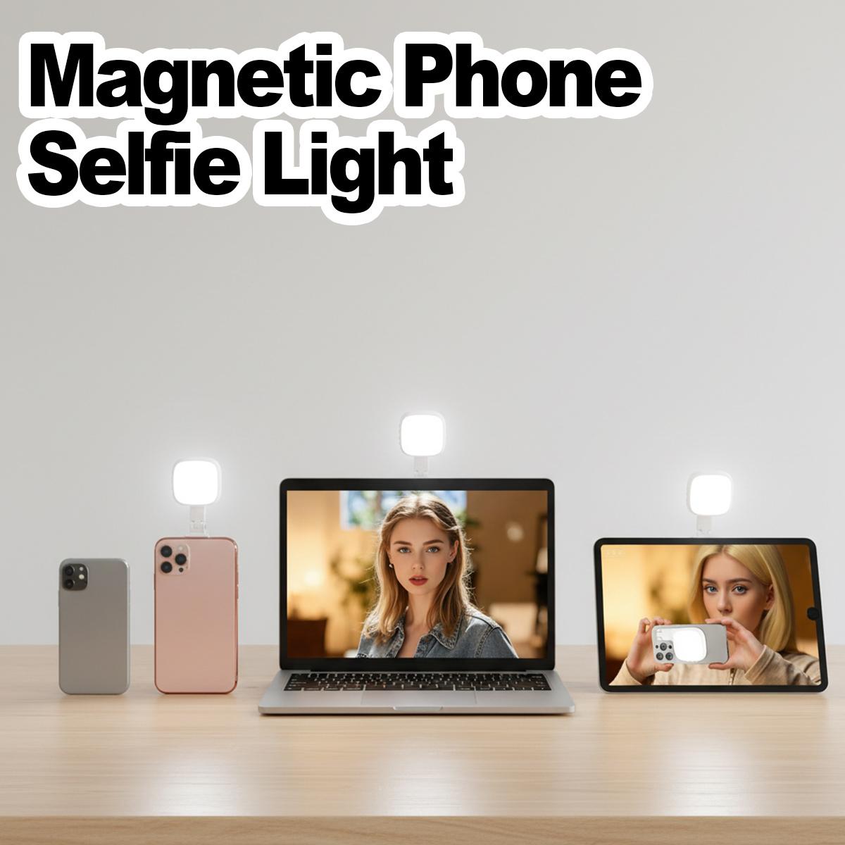 Led Ring Light - Foldable Dimmable Fill Light Wireless Portable