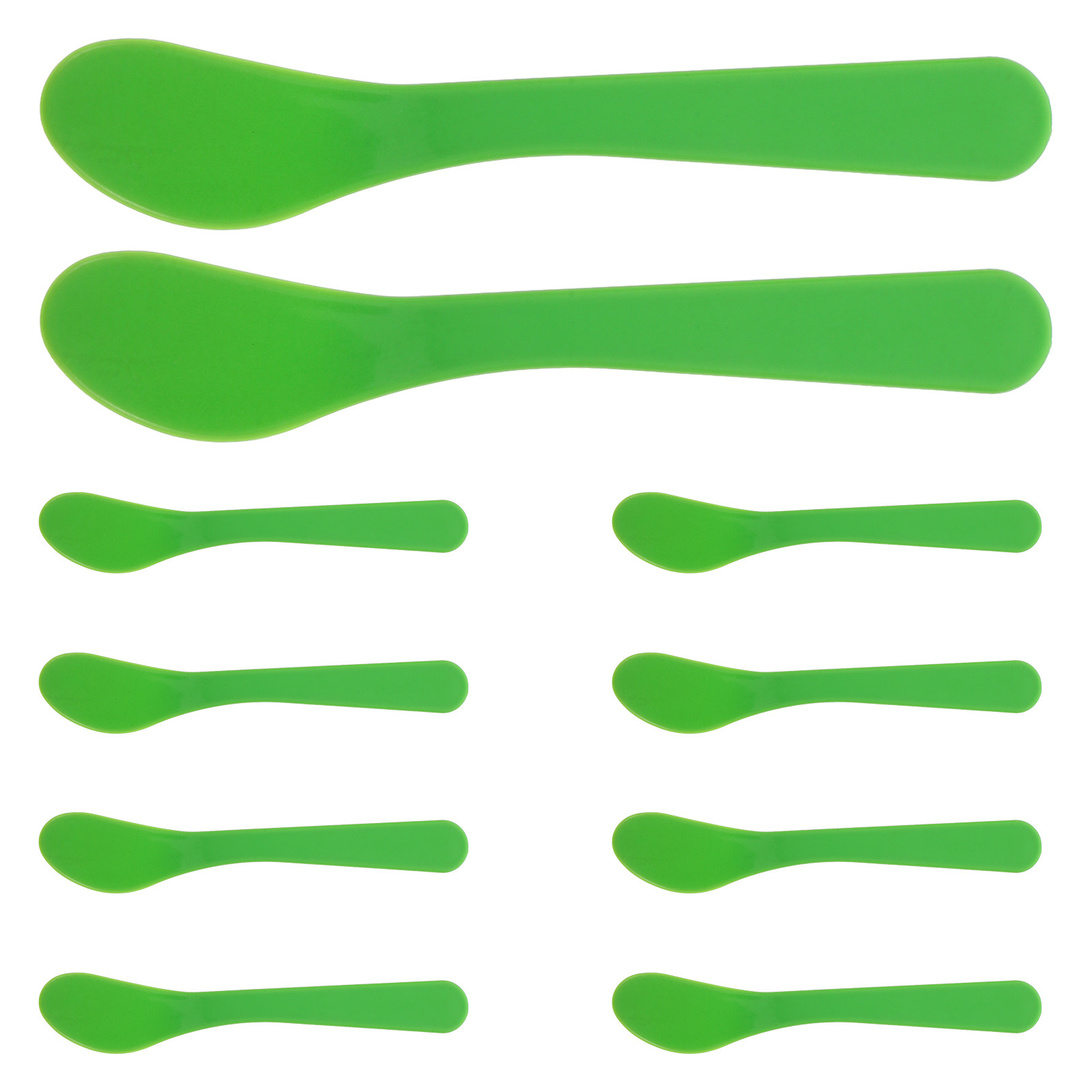 Beauty Makeup Tool - 10Pcs Spatula Set PP Handle Facial