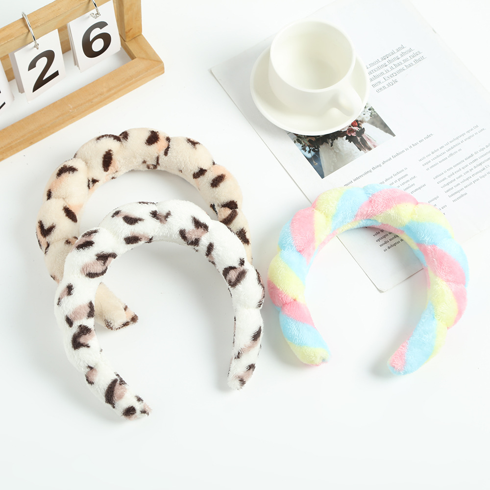 Makeup Beauty Set - Spa Headband for Washing Face Wristband
