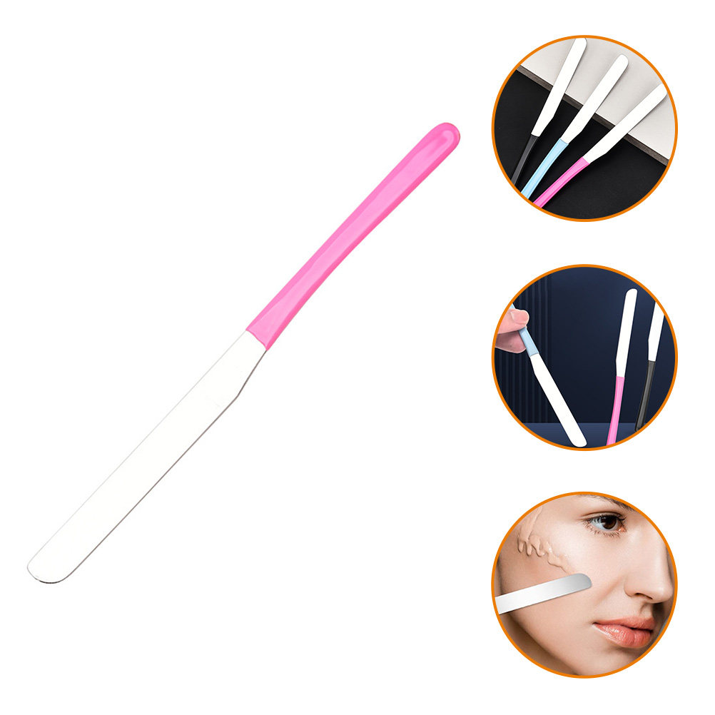 Beauty Makeup Tool - Stainless Steel Makeup Spatula Metal Long