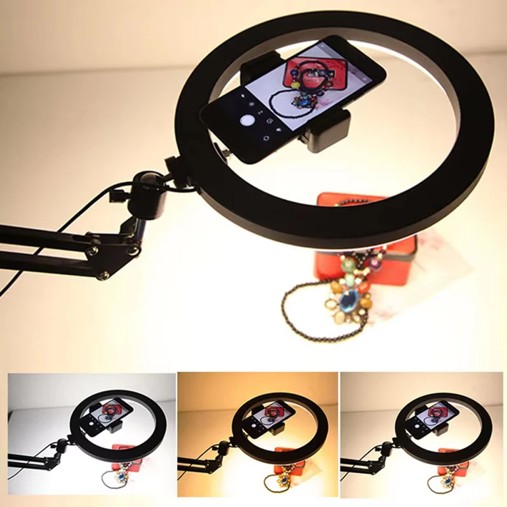 Led Ring Light - Nice Overhead Tripod With Ring Light