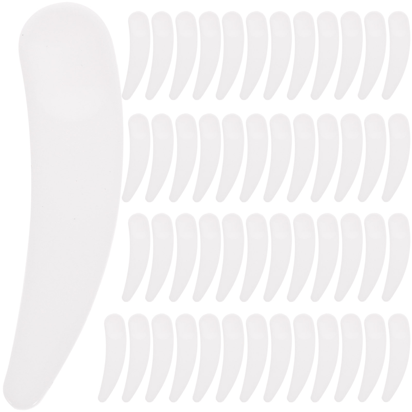 50Pcs Spatula Spoon Facial for - Beauty Makeup Tool ulasan dan harga