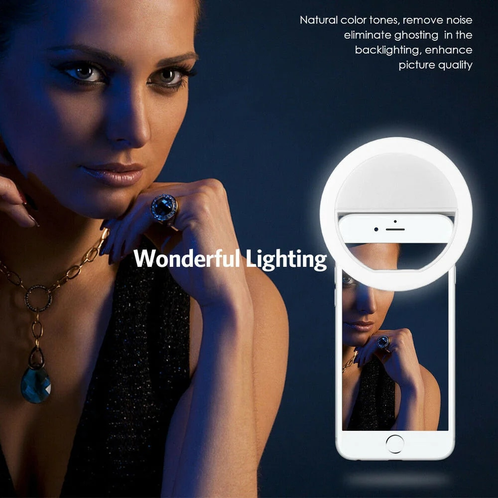 LED Selfie Fill Light USB Char - Led Ring Light ulasan dan harga