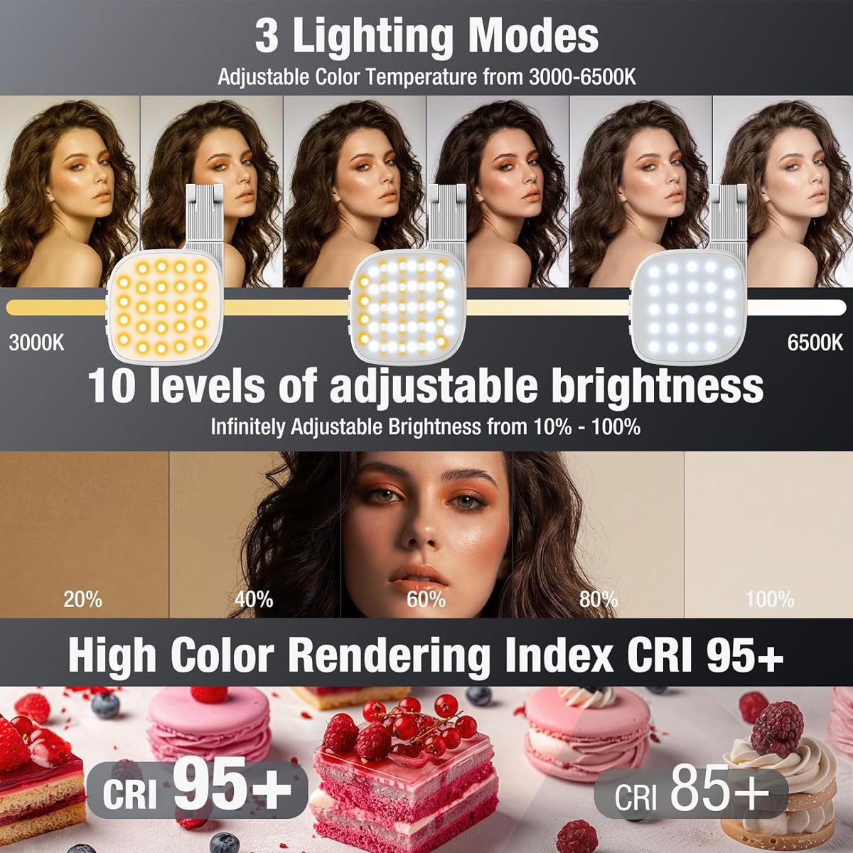 Foldable Dimmable Fill Light W - Led Ring Light ulasan dan harga