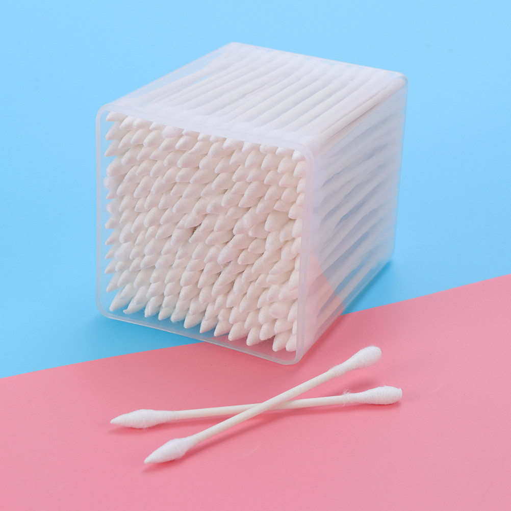 600Pcs Double Head Cotton Swab - Beauty Makeup Tool ulasan dan harga