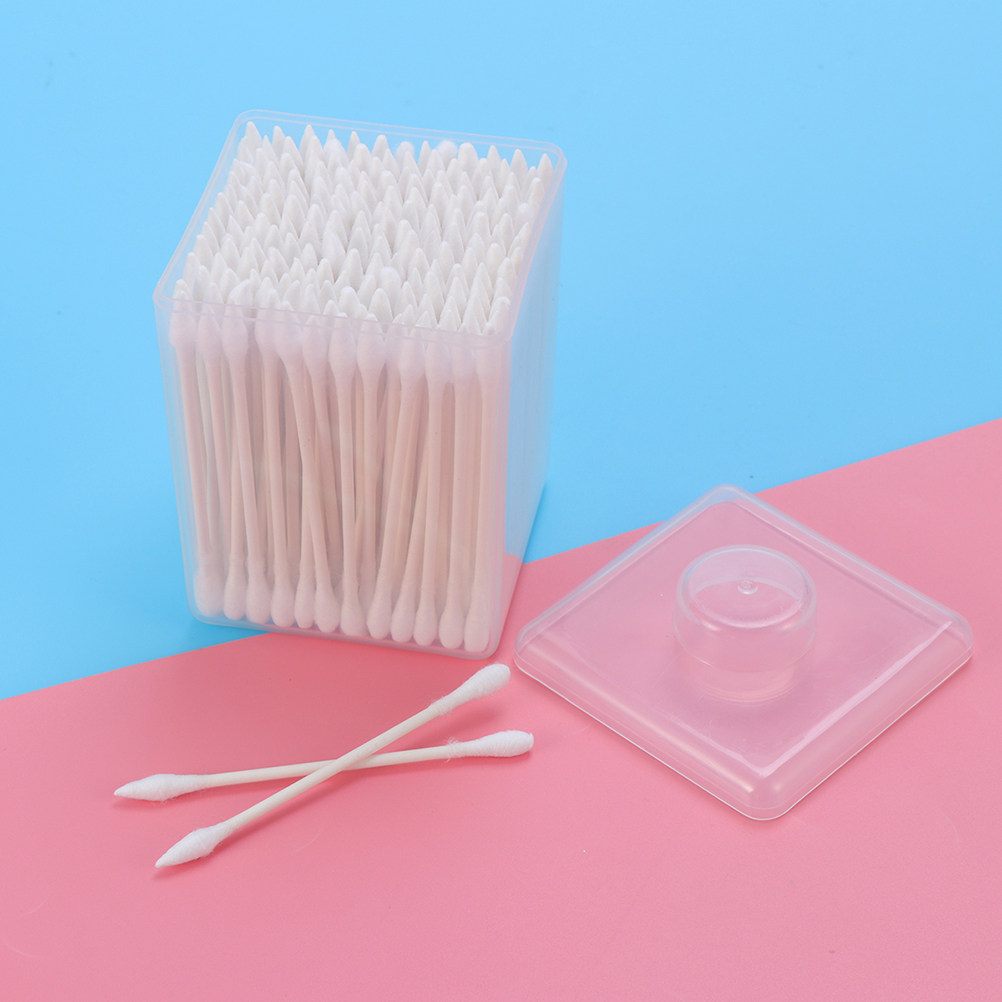 600Pcs Double Head Cotton Swab - Beauty Makeup Tool ulasan dan harga