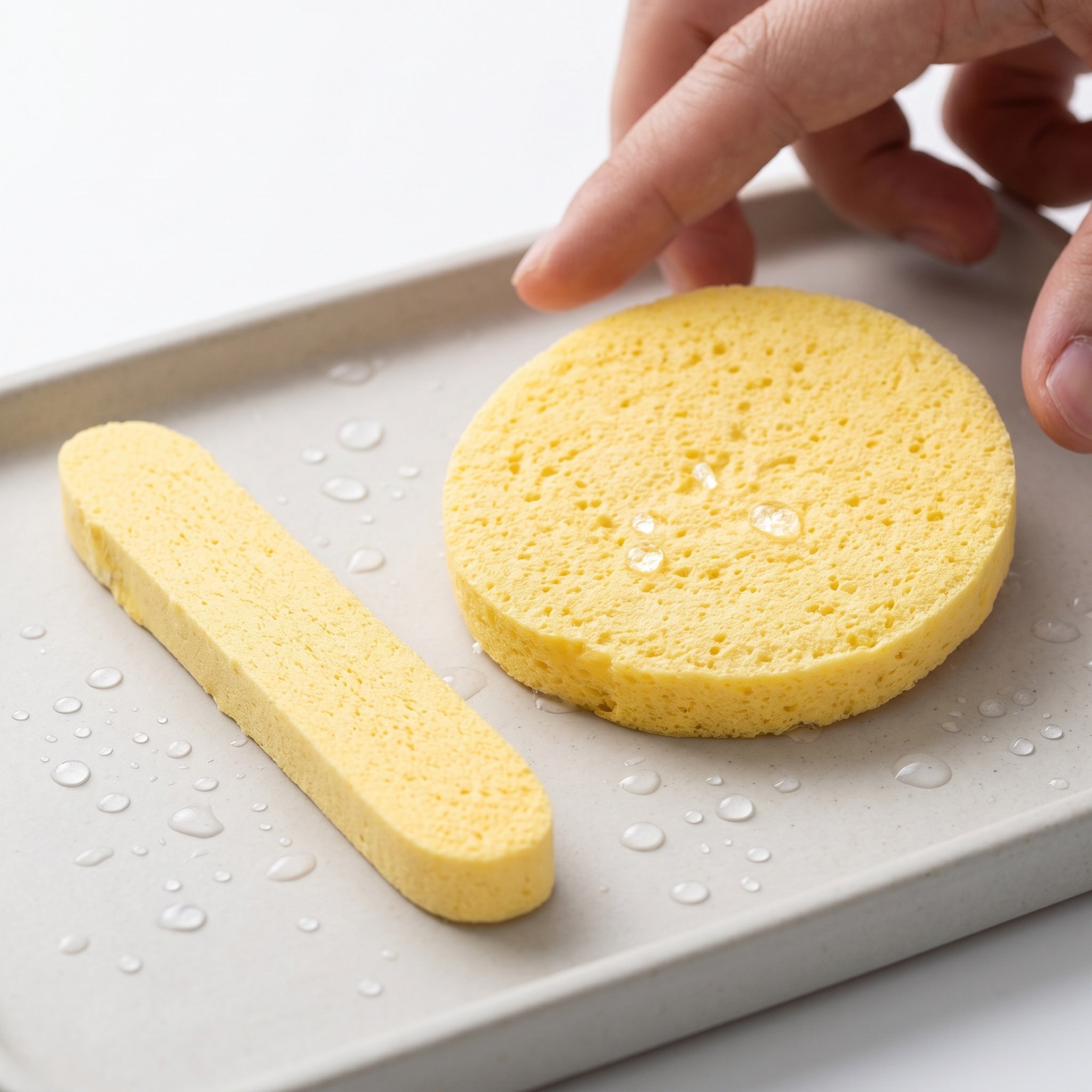 Round Compressed Makeup Facial - Beauty Makeup Tool ulasan dan harga