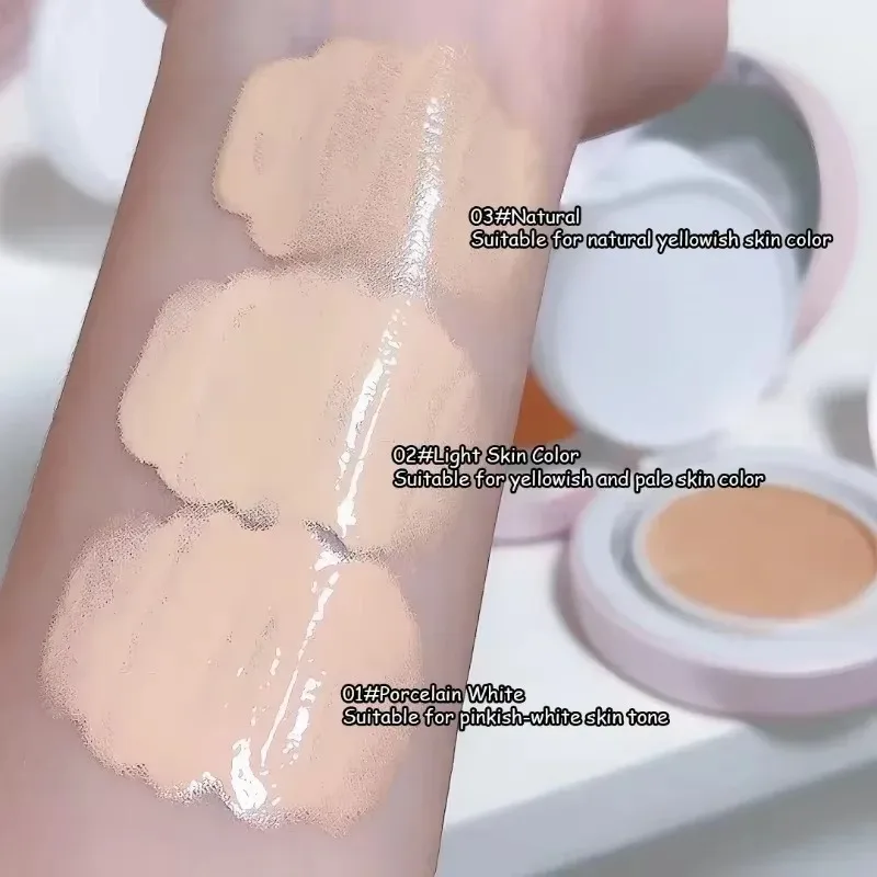 Cappuvini BB Cream Air Cushion - Concealer Full Coverage ulasan dan harga