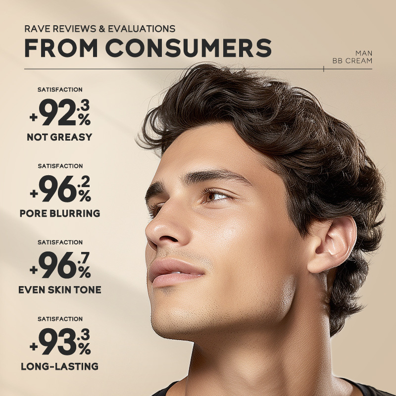 Men's BB Cream SPF15 PA++ Full - Concealer Full Coverage ulasan dan harga