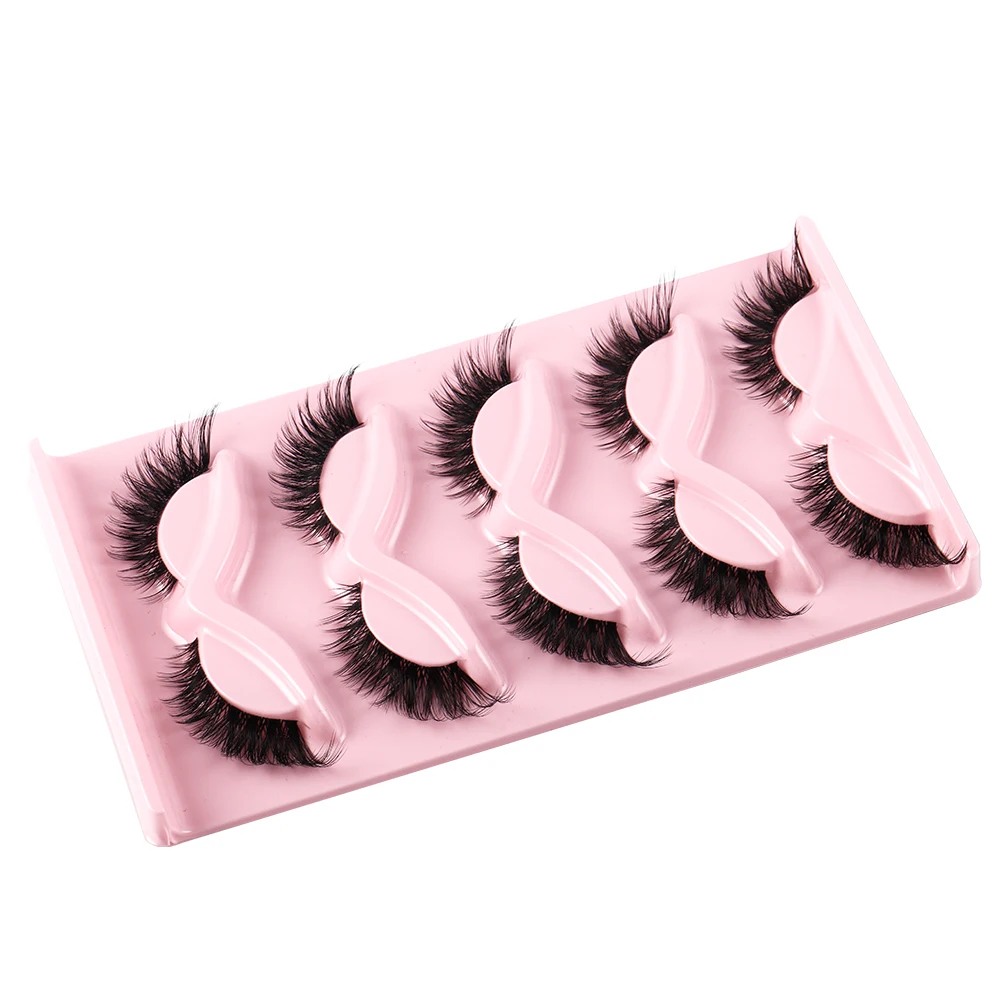 Cat Eye 5 Pairs 3D Natural Fal - Beauty Full Makeup ulasan dan harga