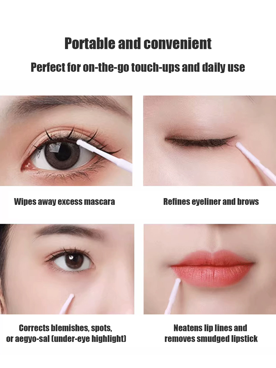 Disposable Long Cotton Swabs E - Beauty Makeup Tool ulasan dan harga
