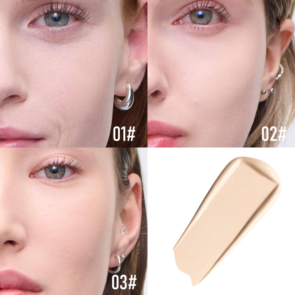 4 In 1 Foundation Long-wearing - Concealer Full Coverage ulasan dan harga