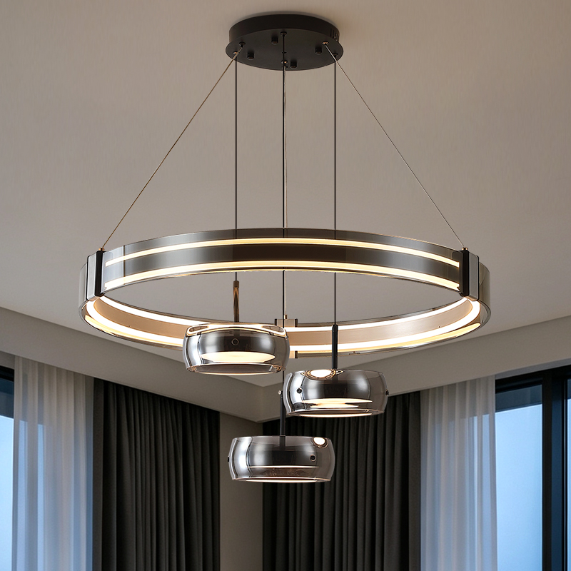 Modern Living Room Chandelier  - Led Ring Light ulasan dan harga