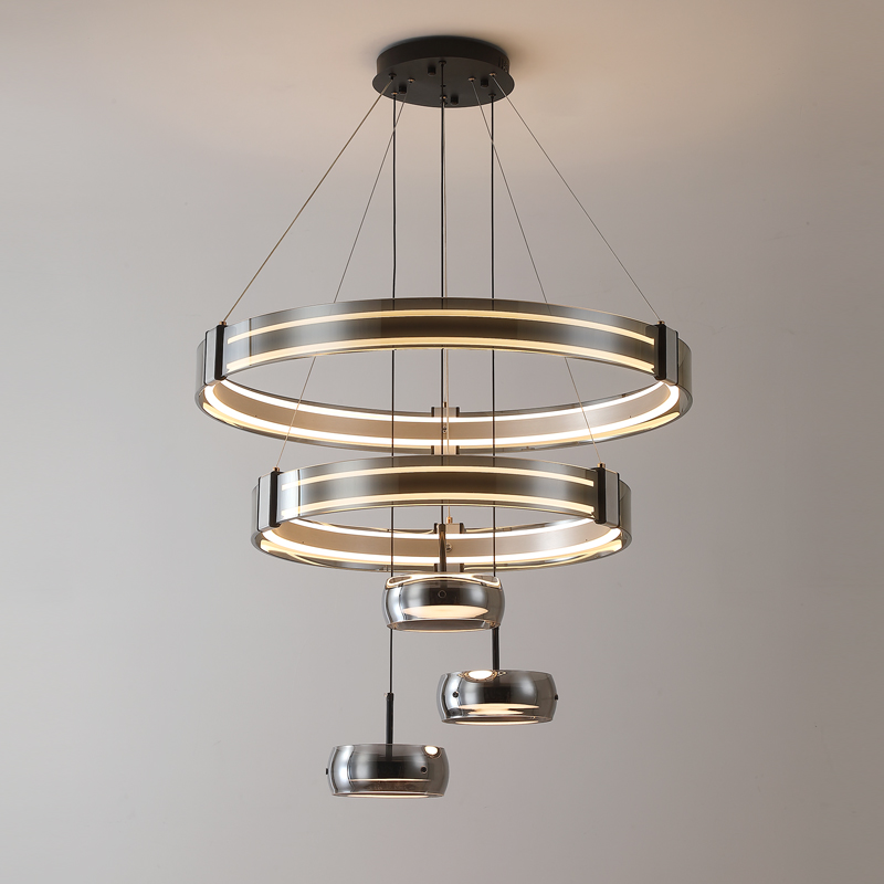 Modern Living Room Chandelier  - Led Ring Light ulasan dan harga