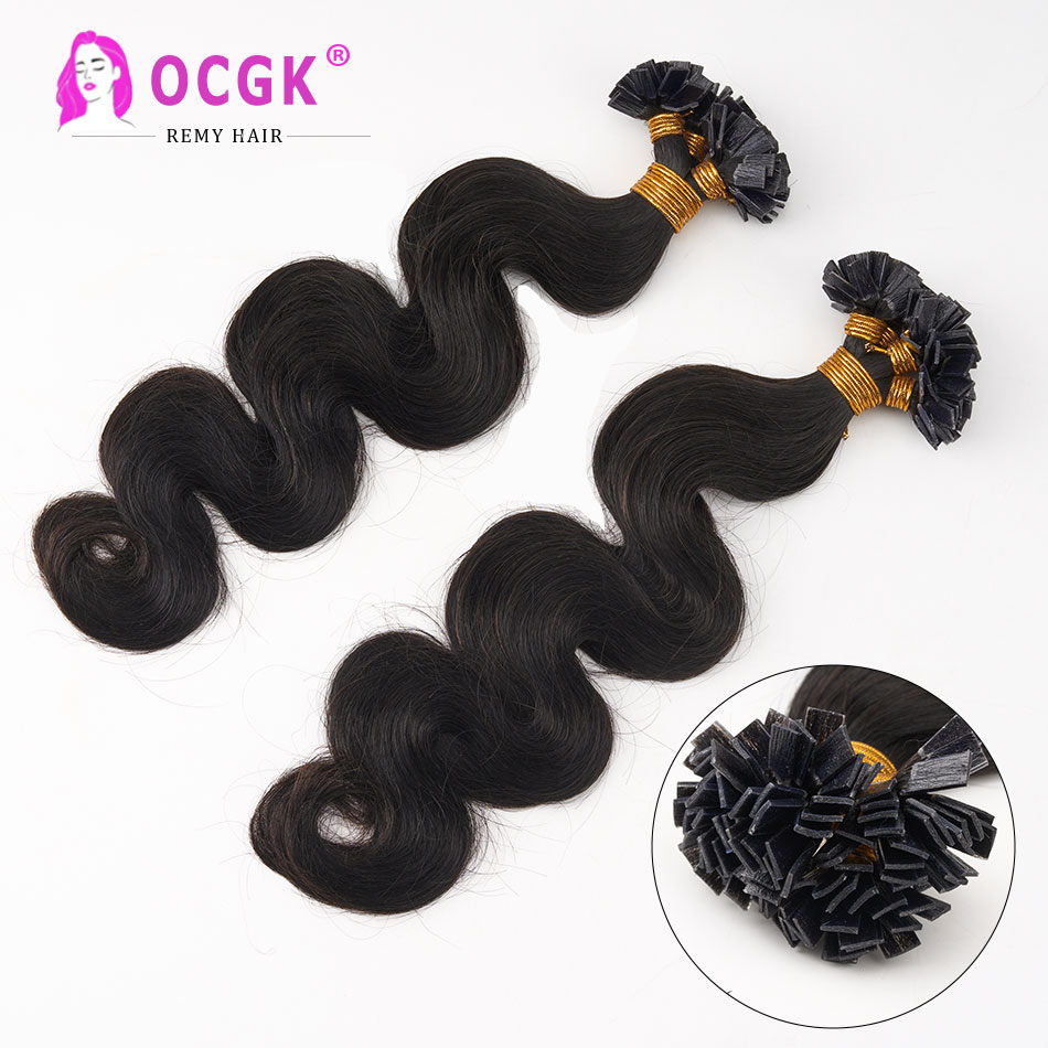 OCGK Body Wave Nail Flat Tip H - Nail Extension Tips ulasan dan harga