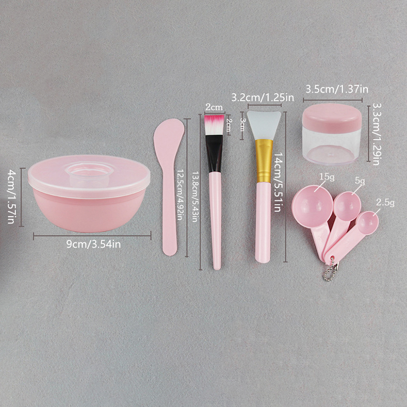 Facial Brush Mask Bowl Spoon S - Makeup Beauty Set ulasan dan harga
