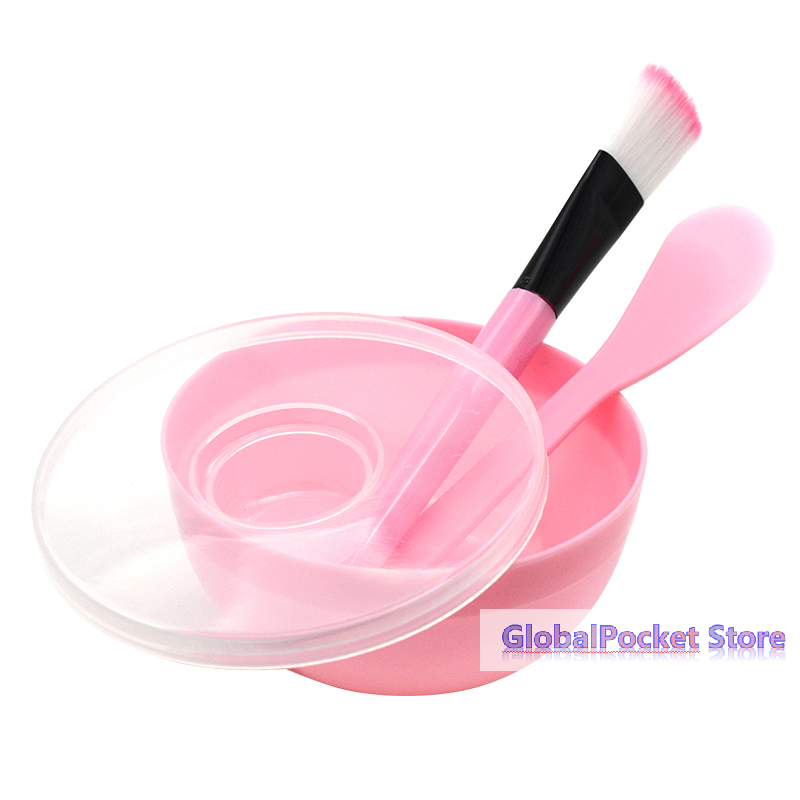 Facial Brush Mask Bowl Spoon S - Makeup Beauty Set ulasan dan harga