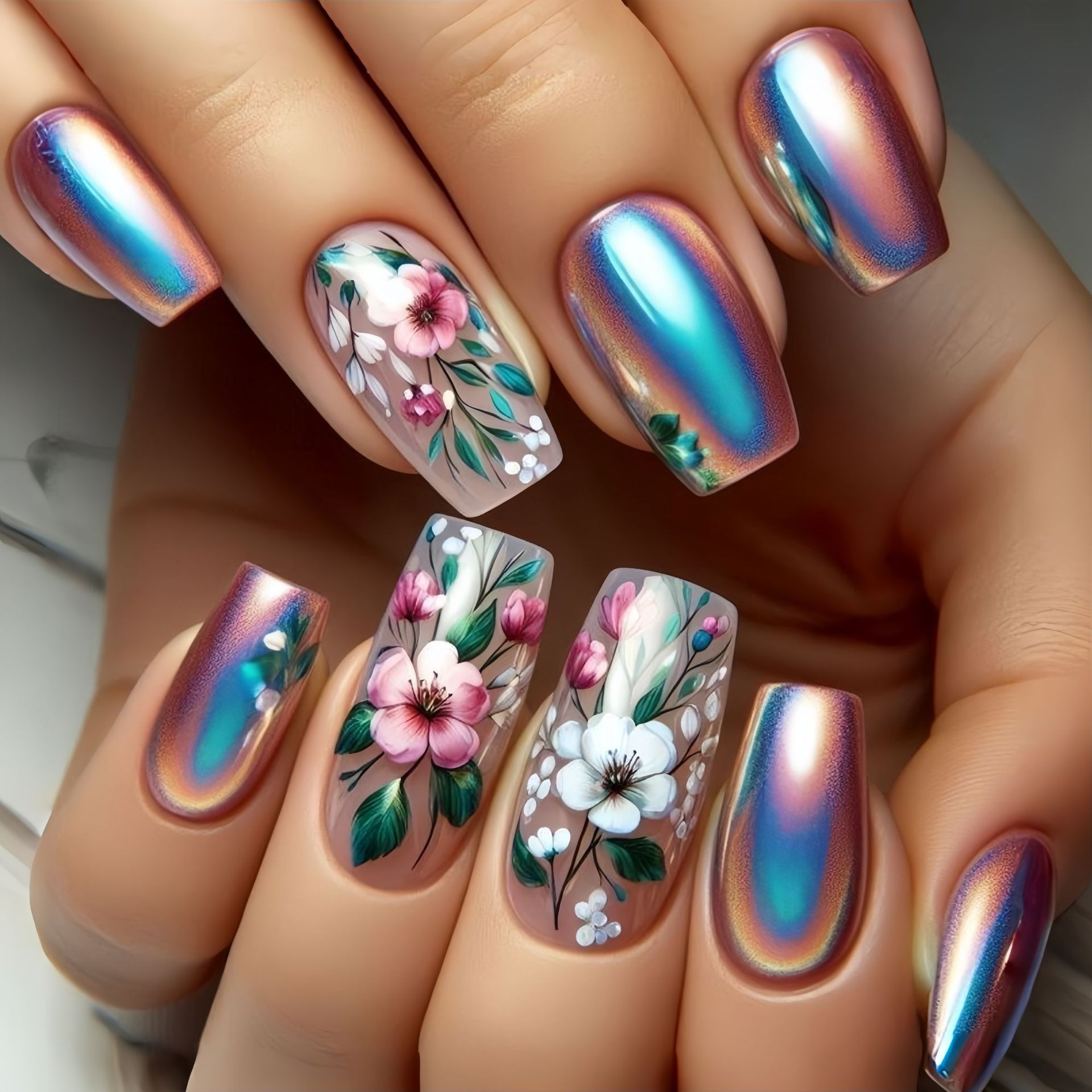 Medium long fake nails for wom - Nail Extension Tips ulasan dan harga