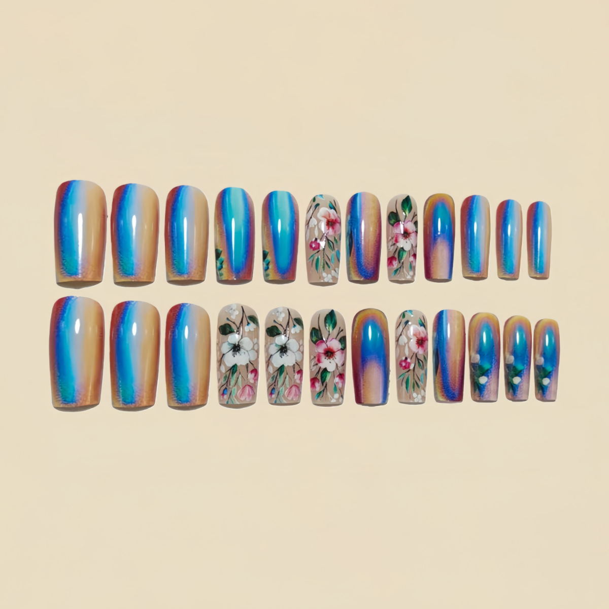 Medium long fake nails for wom - Nail Extension Tips ulasan dan harga