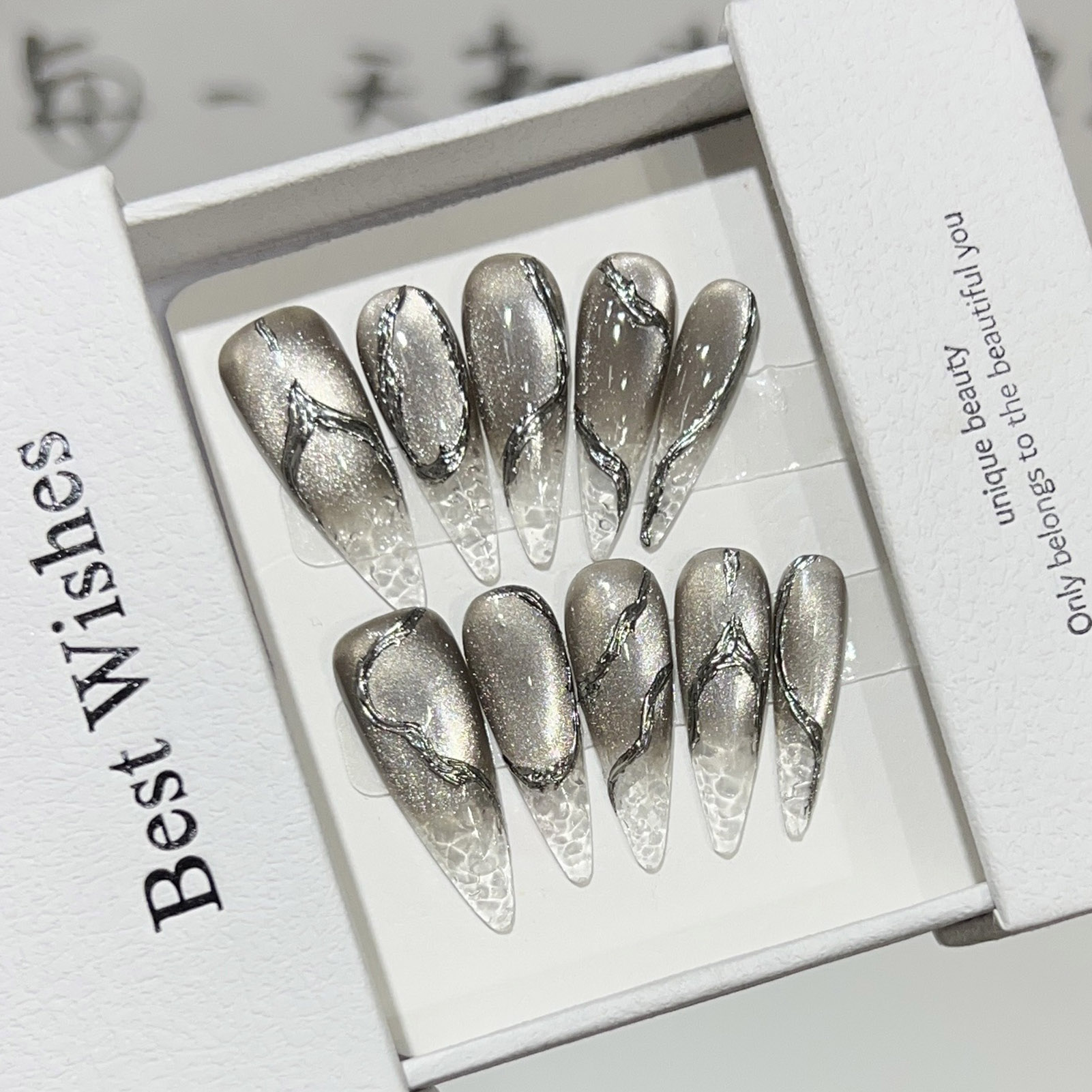 10pcs Halloween False Nails Re - Nail Extension Tips ulasan dan harga