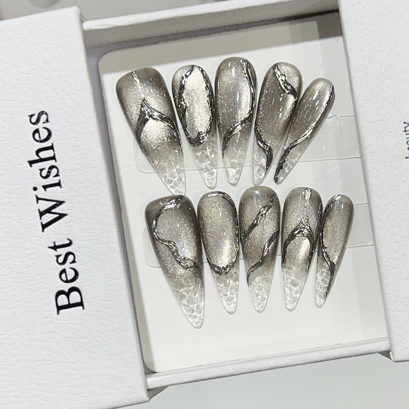 10pcs Halloween False Nails Re - Nail Extension Tips ulasan dan harga