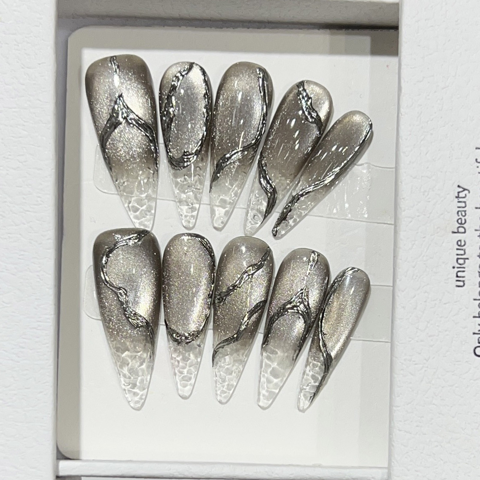 10pcs Halloween False Nails Re - Nail Extension Tips ulasan dan harga