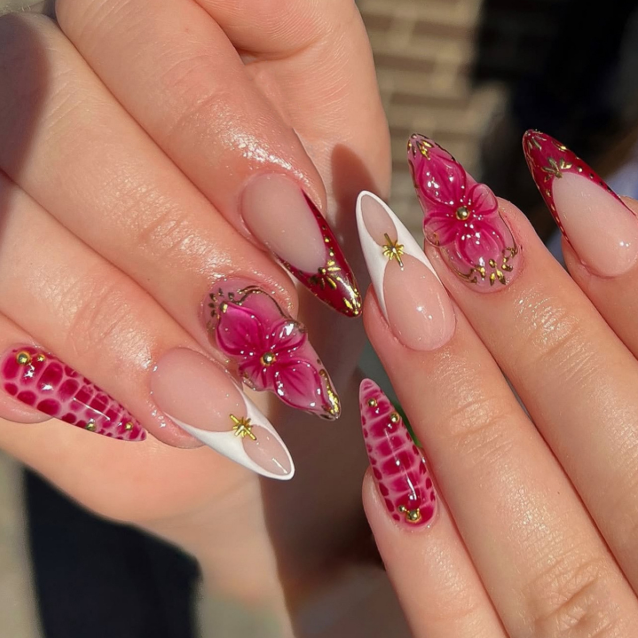 24pcs Finished Almond Press on - Nail Extension Tips ulasan dan harga