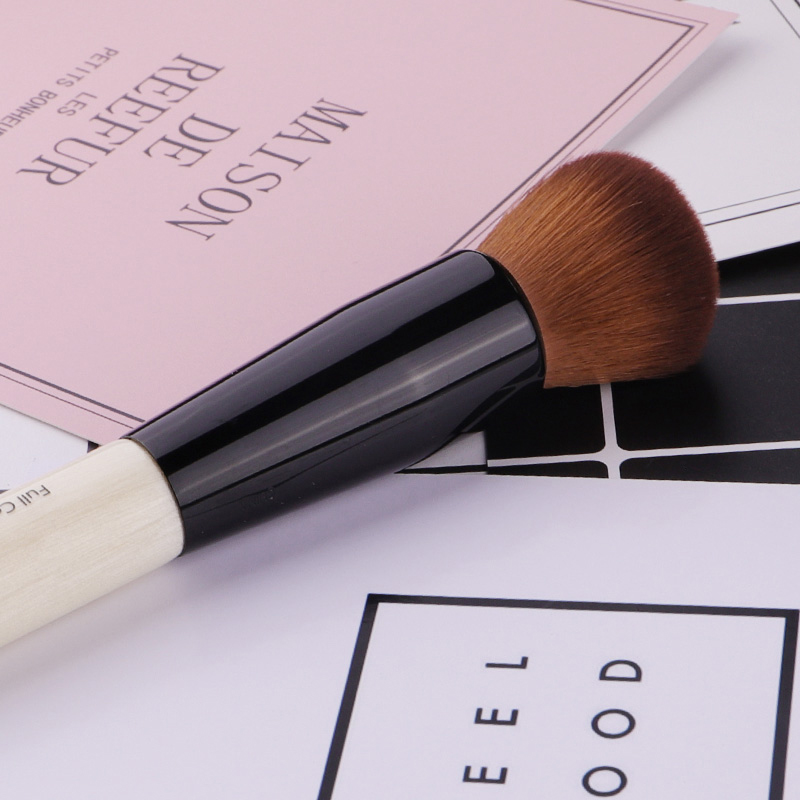 Powder Makeup Brush Wood Handl - Concealer Full Coverage ulasan dan harga