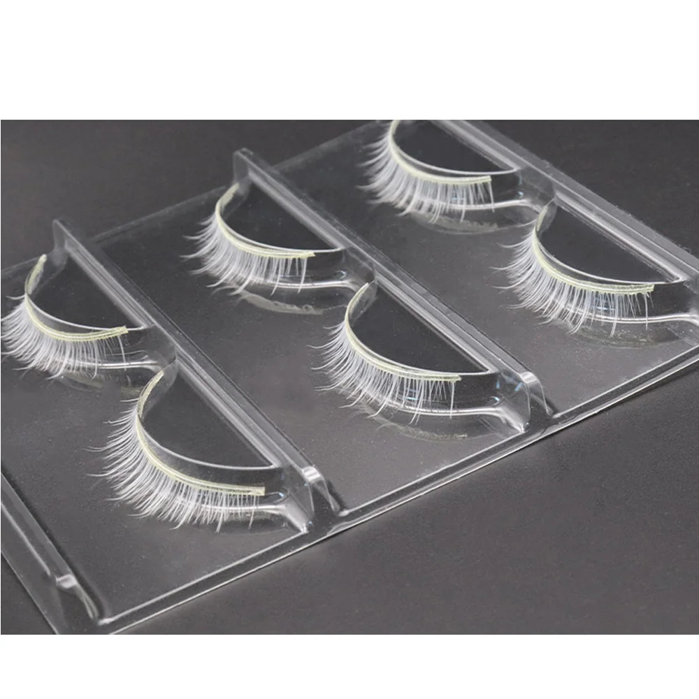 Hot 3pair White Eyelashes Make - Beauty Full Makeup ulasan dan harga