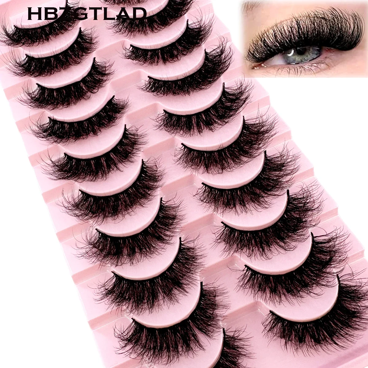 AMSDCN 10 Pairs Artificial Min - Beauty Full Makeup ulasan dan harga