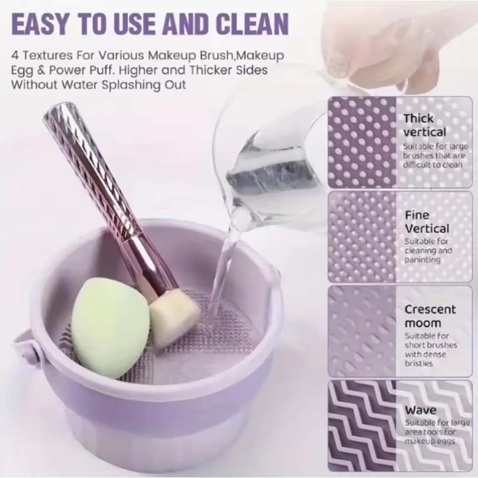 Makeup Brush Cleaning Bowl Bea - Makeup Beauty Set ulasan dan harga