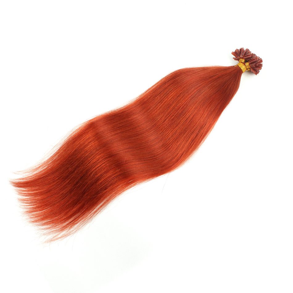 Lovevol Copper Red U Tip Hair  - Nail Extension Tips ulasan dan harga