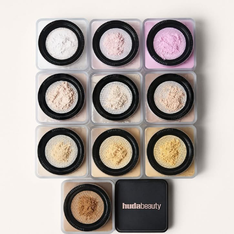 Huda Beauty Loose Powder Baked - Huda Beauty Makeup Bag ulasan dan harga