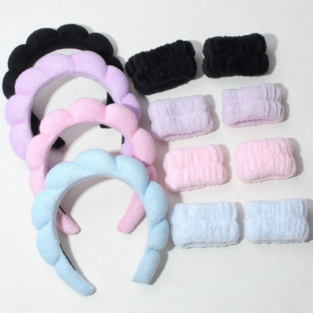 3PCS Stylish Washing Headband  - Makeup Beauty Set ulasan dan harga