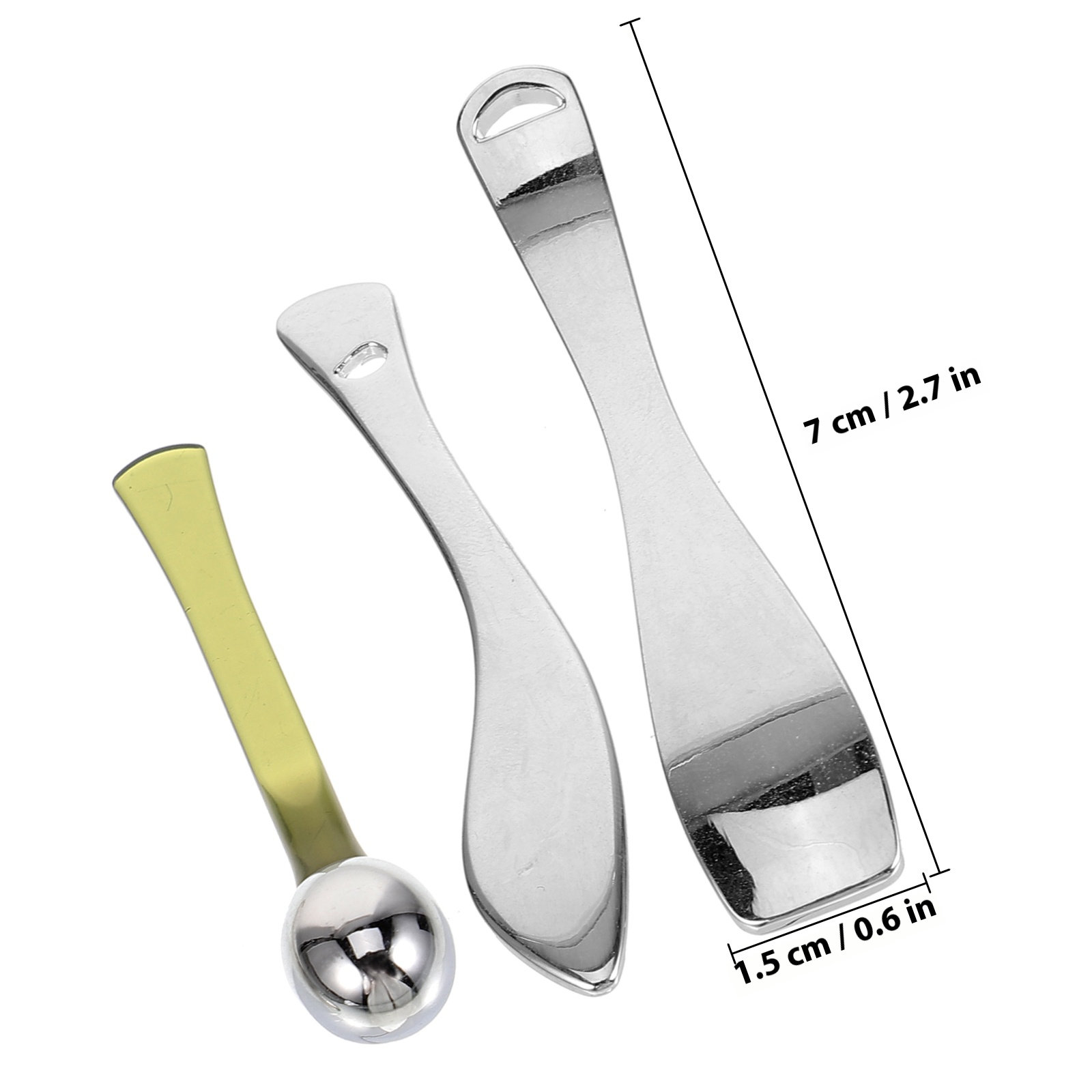 3Pcs Makeup Spatula Spoon Eye  - Beauty Makeup Tool ulasan dan harga