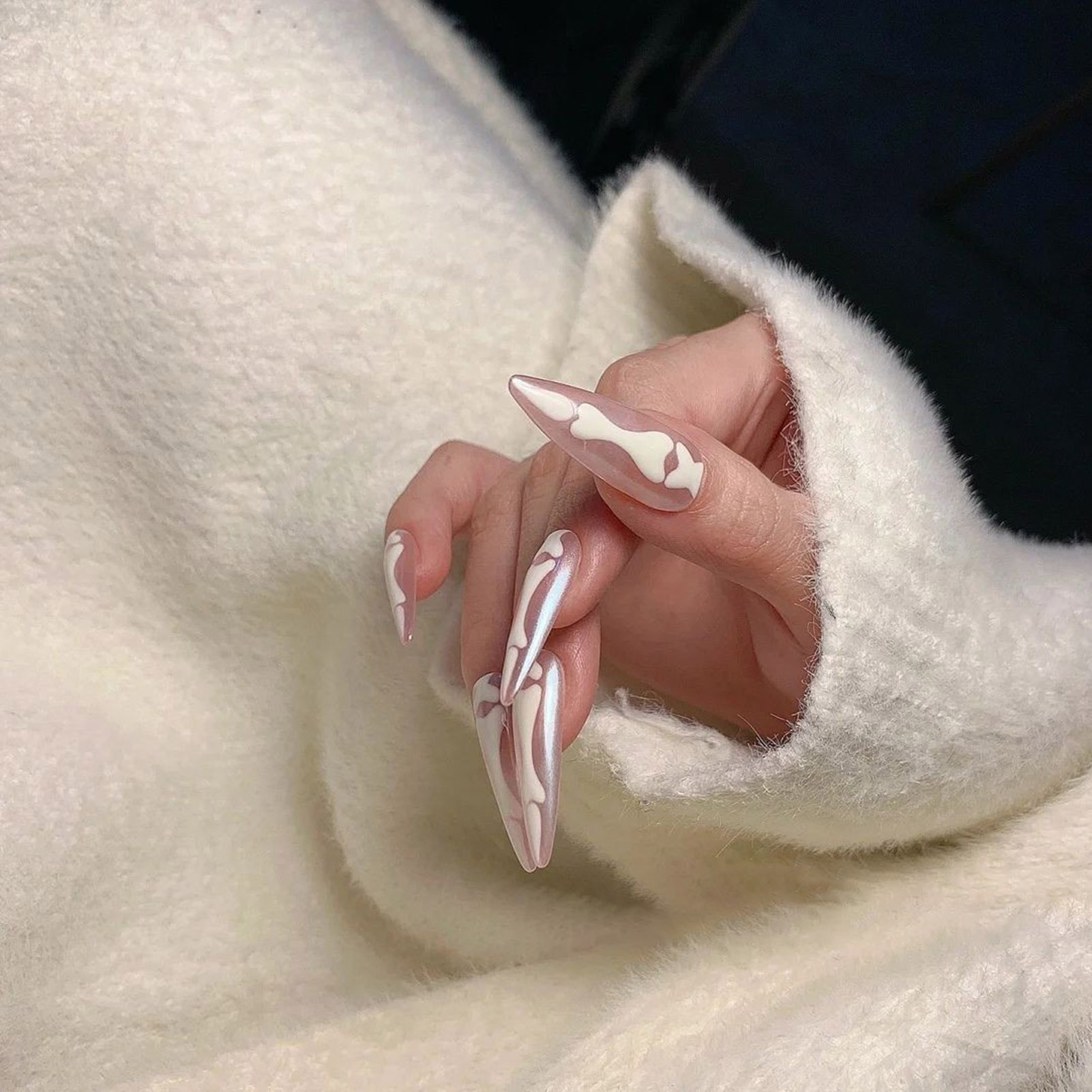 Handamde Halloween Style False - Nail Extension Tips ulasan dan harga