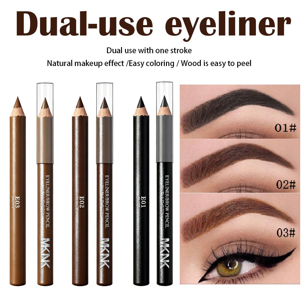 2-in-1 Eyeliner & Eyebrow Penc - Beauty Makeup Tools ulasan dan harga