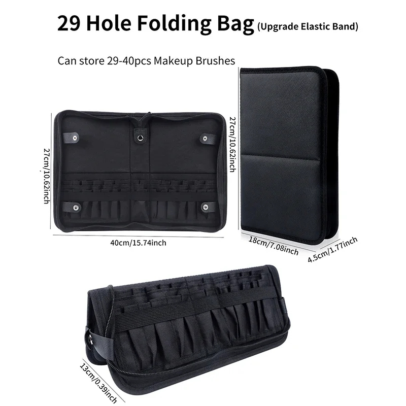 29/23 Holes Foldable Makeup Br - Makeup Beauty Set ulasan dan harga