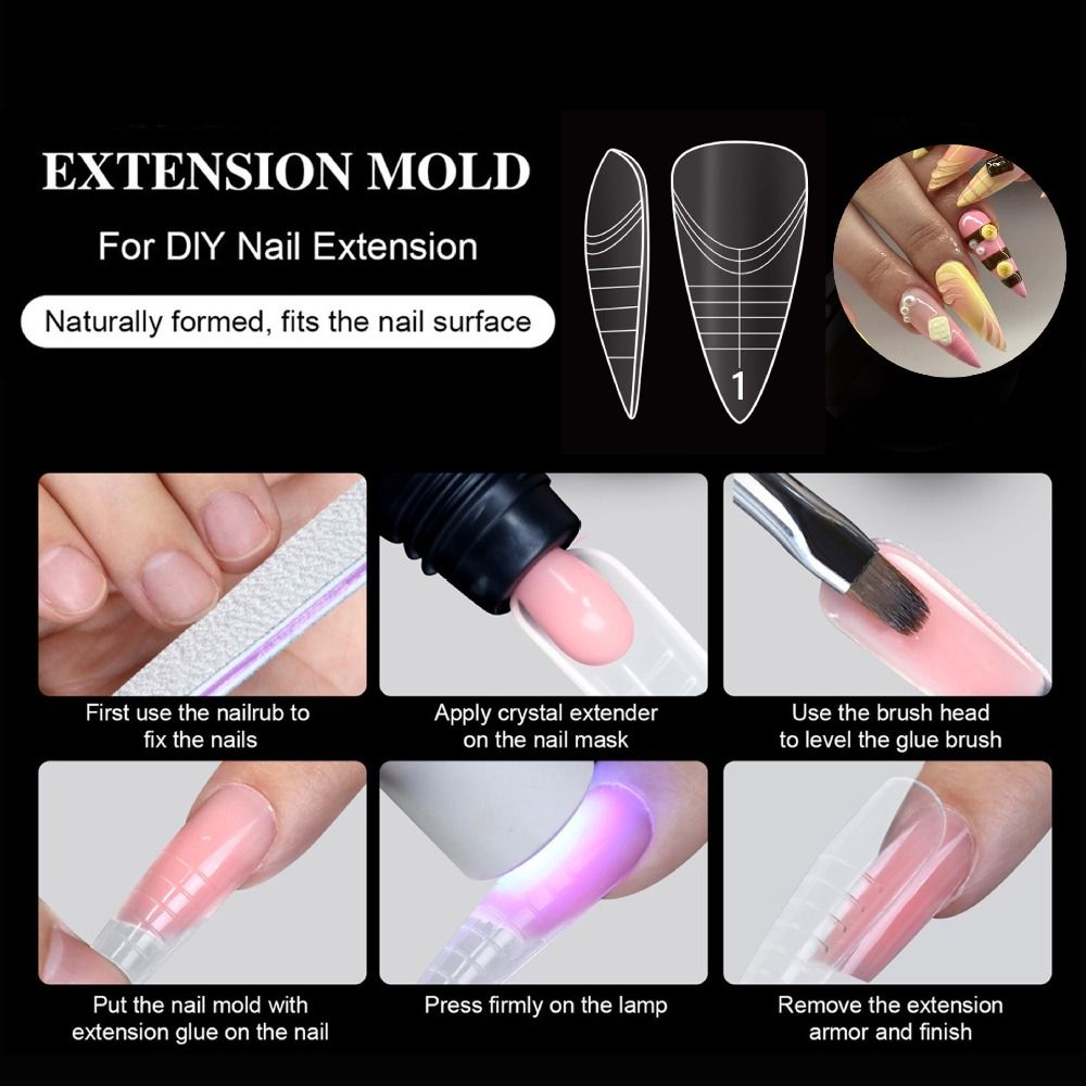 140PCS 14 Sizes French Nail Du - Nail Extension Tips ulasan dan harga
