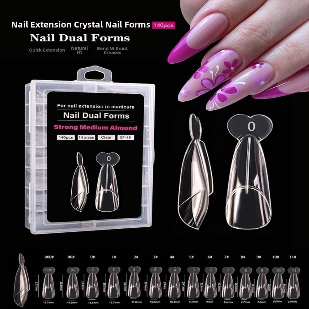 140PCS 14 Sizes French Nail Du - Nail Extension Tips ulasan dan harga