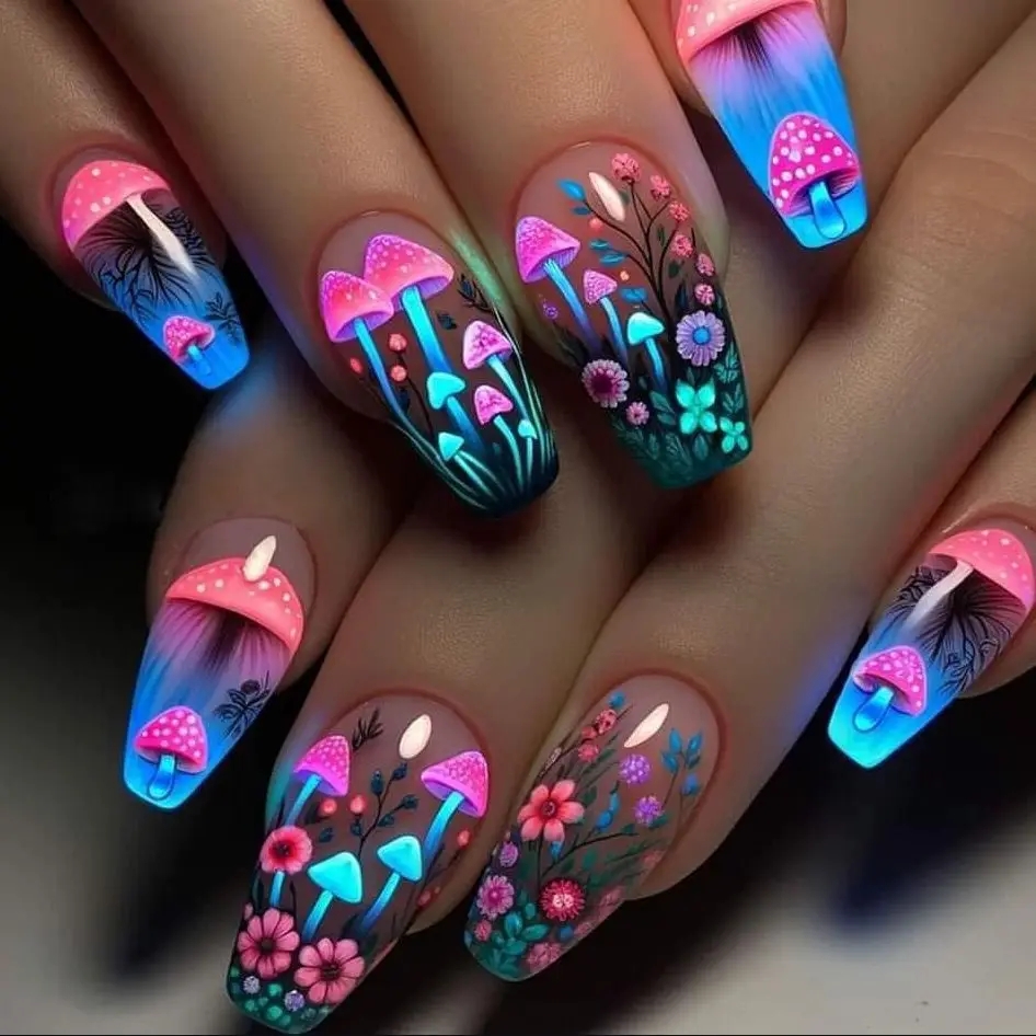 French Tip Press On Nails Long - Nail Extension Tips ulasan dan harga