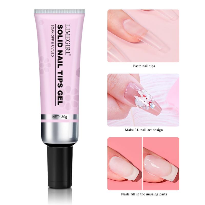 30g Soft Transparent Nail Tips - Nail Extension Tips ulasan dan harga