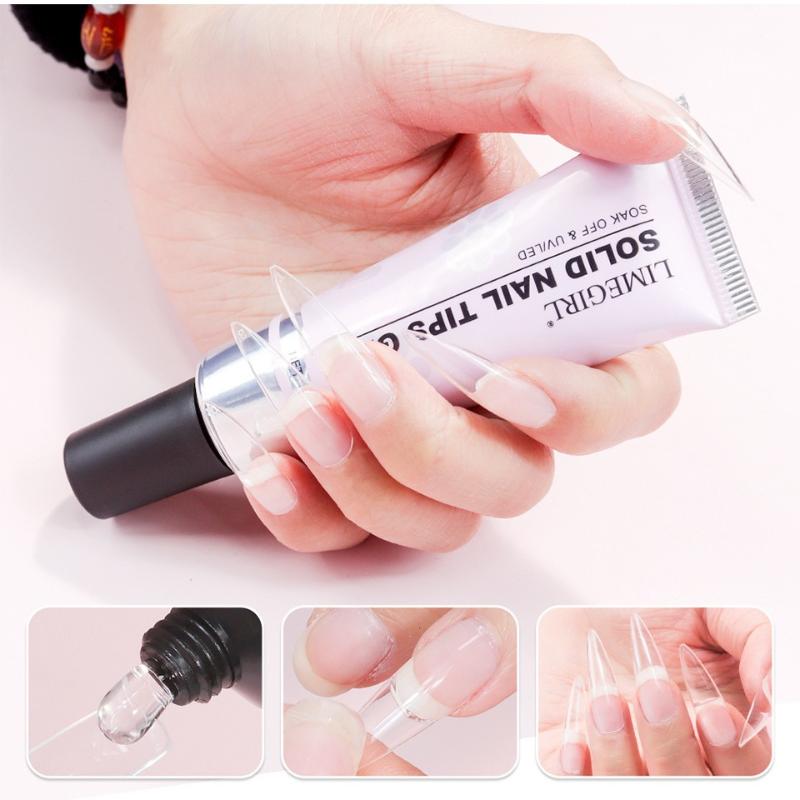 30g Soft Transparent Nail Tips - Nail Extension Tips ulasan dan harga